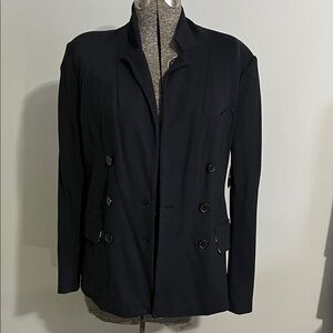 Sofia by Sofia Vergara Black Double-Breasted Blazer